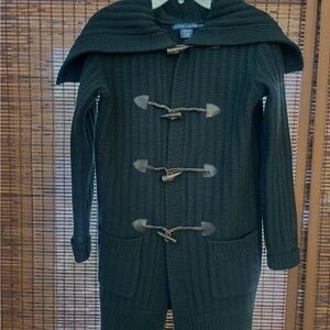 Ralph Lauren Blue Label Women’s XS Wool/Cashmere Evergreen Toggle Cardigan